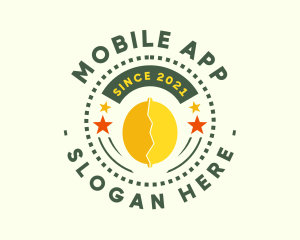 Juice Bar - Star Lemon Badge logo design