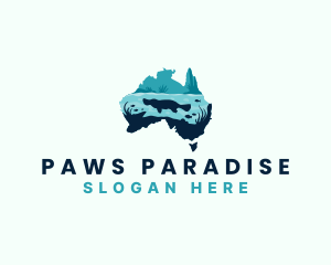 Australia Platypus River logo design