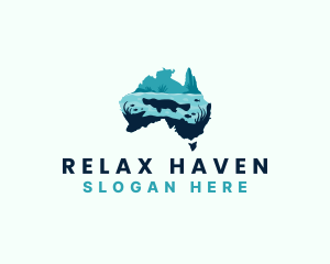 Australia Platypus River logo design