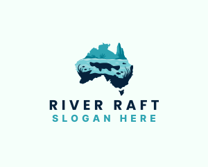 Australia Platypus River logo design