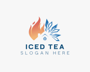 Ice Fire House logo design