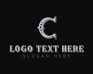 Style - Luxury Decorative Ornament Letter C logo design