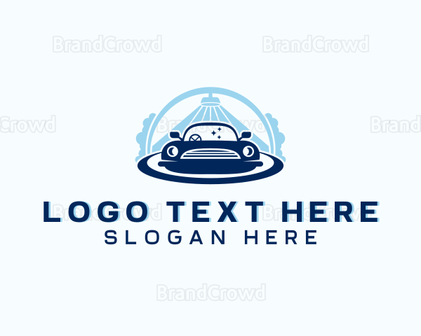 Car Vehicle Auto Wash Logo