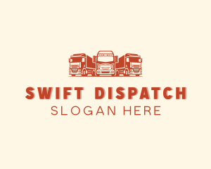 Dispatch - Trailer Truck Dispatch logo design