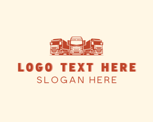 Logistics - Trailer Truck Dispatch logo design