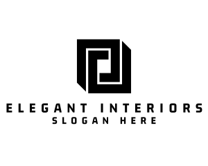 Tiling Interior Design logo design