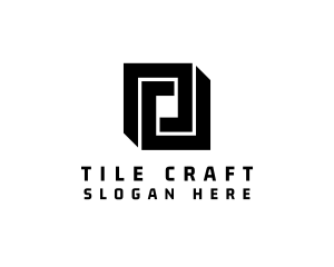 Tiling Interior Design logo design