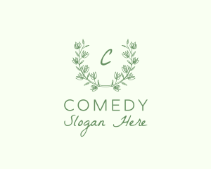 Nature Leaf Flower Decor Logo