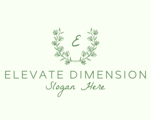 Nature Leaf Flower Decor logo design