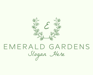 Nature Leaf Flower Decor logo design