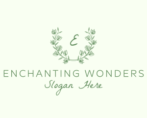 Nature Leaf Flower Decor logo design