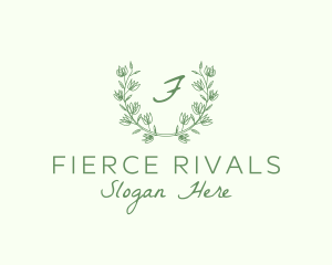 Nature Leaf Flower Decor logo design