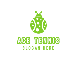 Tennis - Tennis Ladybug Beetle logo design