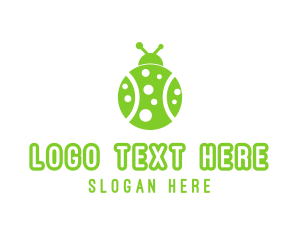 Tennis Ladybug Beetle Logo