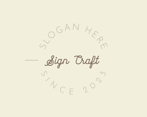 Classy Cursive Business logo design