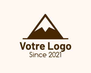Mountaineer - Brown Mountain Summit logo design