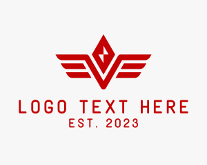 Car Repair - Winged  Automotive Diamond logo design