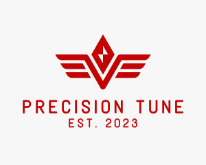 Tuning - Winged  Automotive Diamond logo design