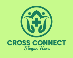 Cross - Green Cross Medical Clinic logo design