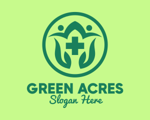 Green Cross Medical Clinic logo design