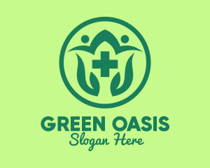 Green Cross Medical Clinic logo design