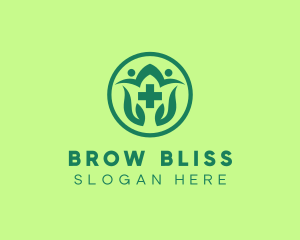 Green Cross Medical Clinic logo design