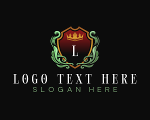 High End - Royal Shield Crest logo design