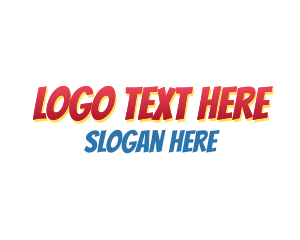 Comic Book - Comic Book Wordmark logo design