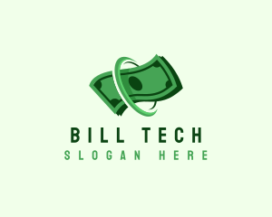 Bill - Dollar Money Bill logo design