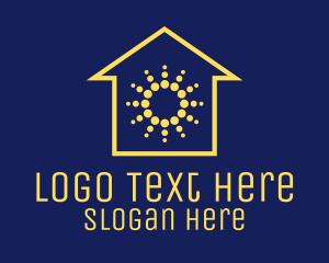 Solar - Solar Power House logo design