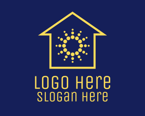 Sunshine - Solar Power House logo design