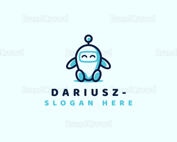 Cute Android Robot Logo