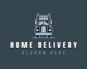 Cargo Hauling Truck logo design