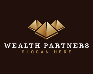 Premium Pyramid Investor logo design