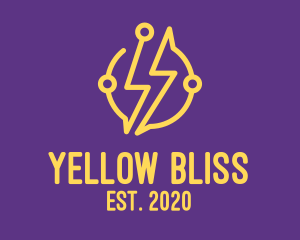 Yellow Electrical Technology logo design