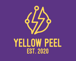 Yellow Electrical Technology logo design