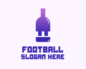 Violet - Wine Bottle Plug logo design