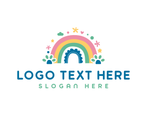 Preschool - Daycare Rainbow Preschool logo design