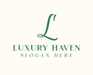 Luxury Cursive Boutique logo design