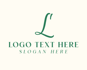 Luxury Cursive Boutique Logo