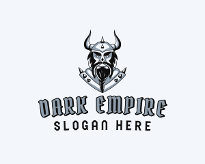 Evil - Evil Viking Warrior logo design