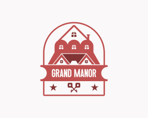 Mansion - Mansion House Property logo design