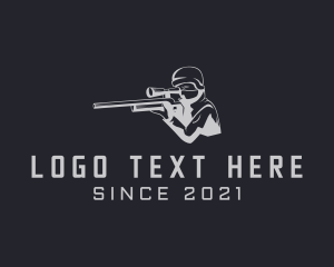 Team - Soldier Sniper Hunter logo design