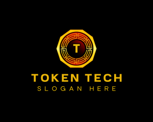 Token - Coin Digital Cryptocurrency logo design