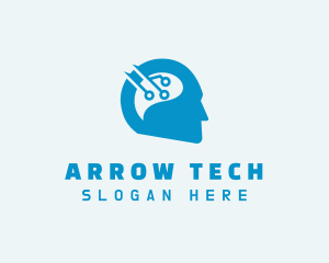 AI Tech Circuit Programmer logo design