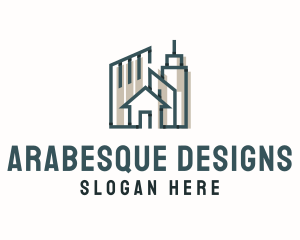 Urban Housing City logo design