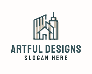 Urban Housing City logo design