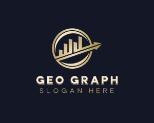 Finance Graph Arrow logo design