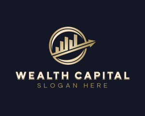 Finance Graph Arrow logo design