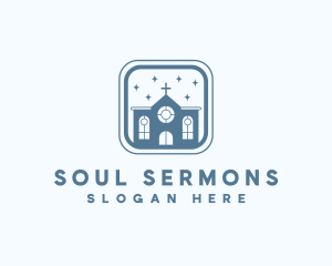 Preaching - Sacred Christian Church logo design